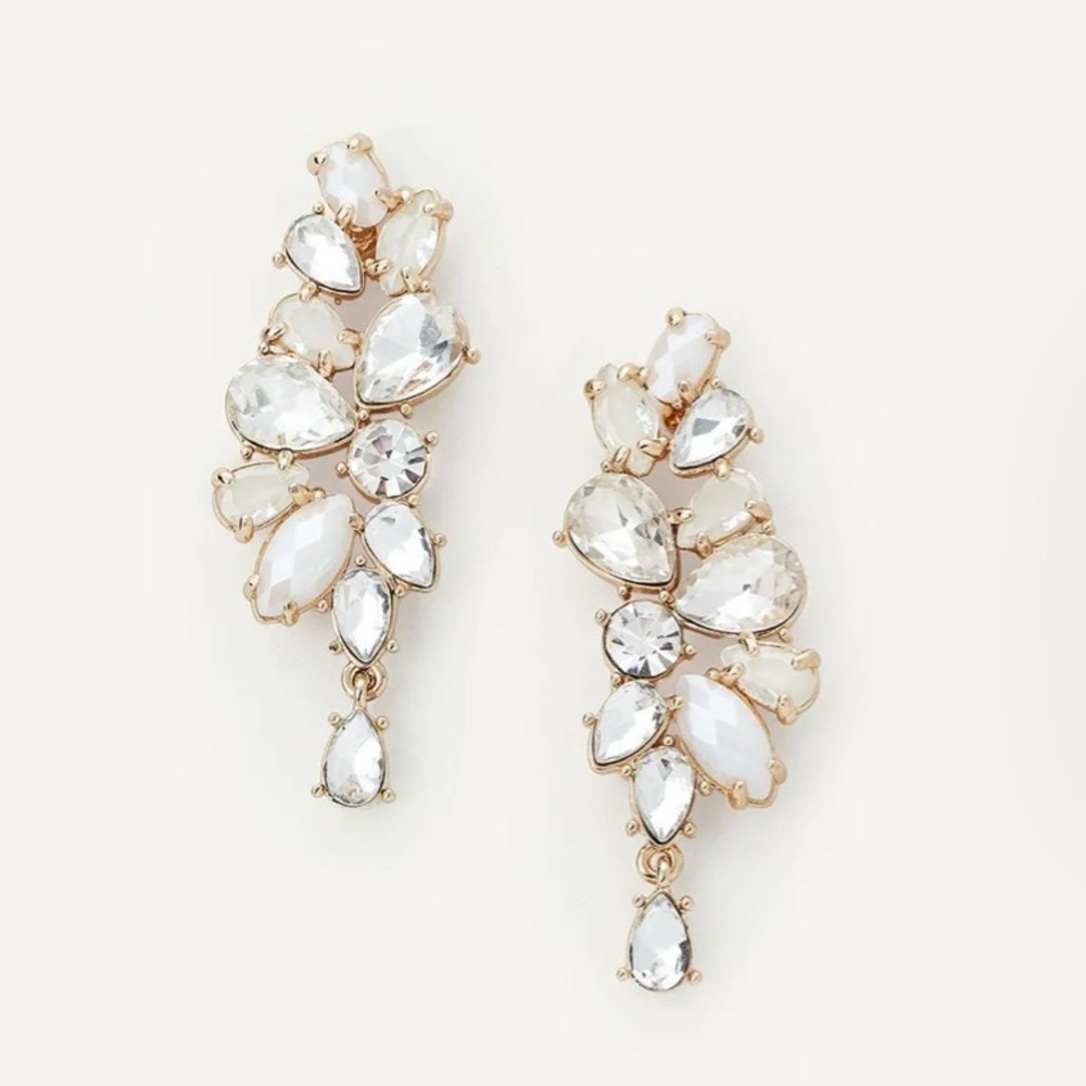 NWT Olive & Piper Fallon Drop Earrings 14k Gold